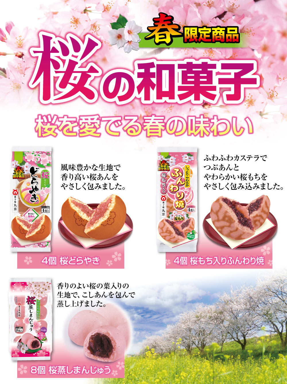 【春限定商品】桜の和菓子