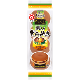 菓子庵 丸京 4個栗入りどらやき