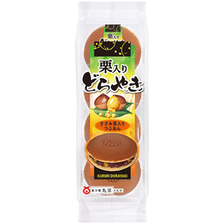 菓子庵 丸京 4個栗入りどらやき