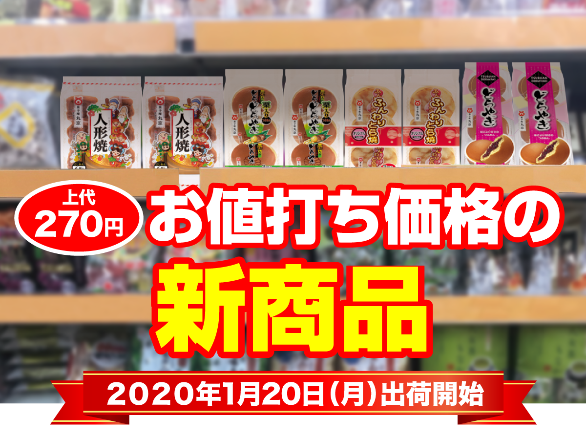 お値打ち価格の新商品